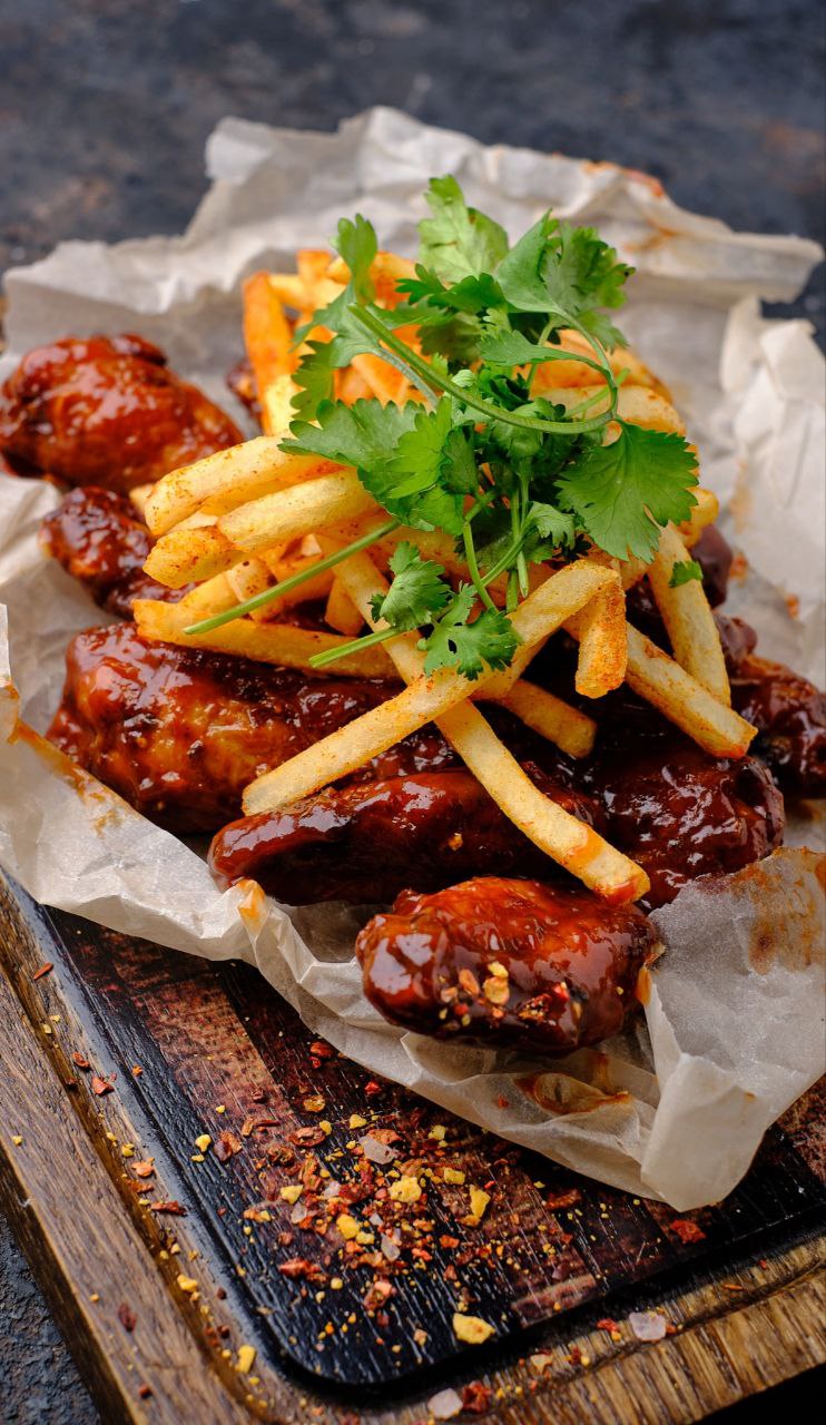 BBQ wings<br>510 g.